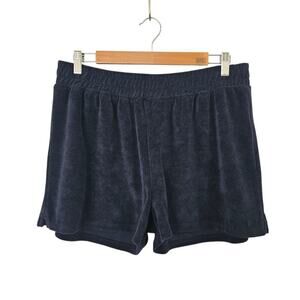 OUTERKNOWN Terry Cloth Short Dark Blue Size M NWT